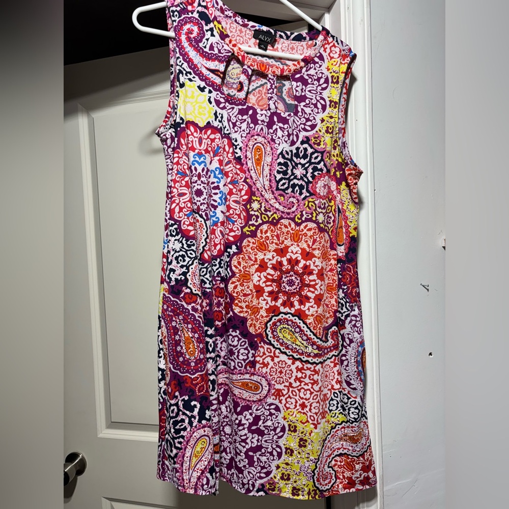 Alyx Multicolor Paisley Mini Dress